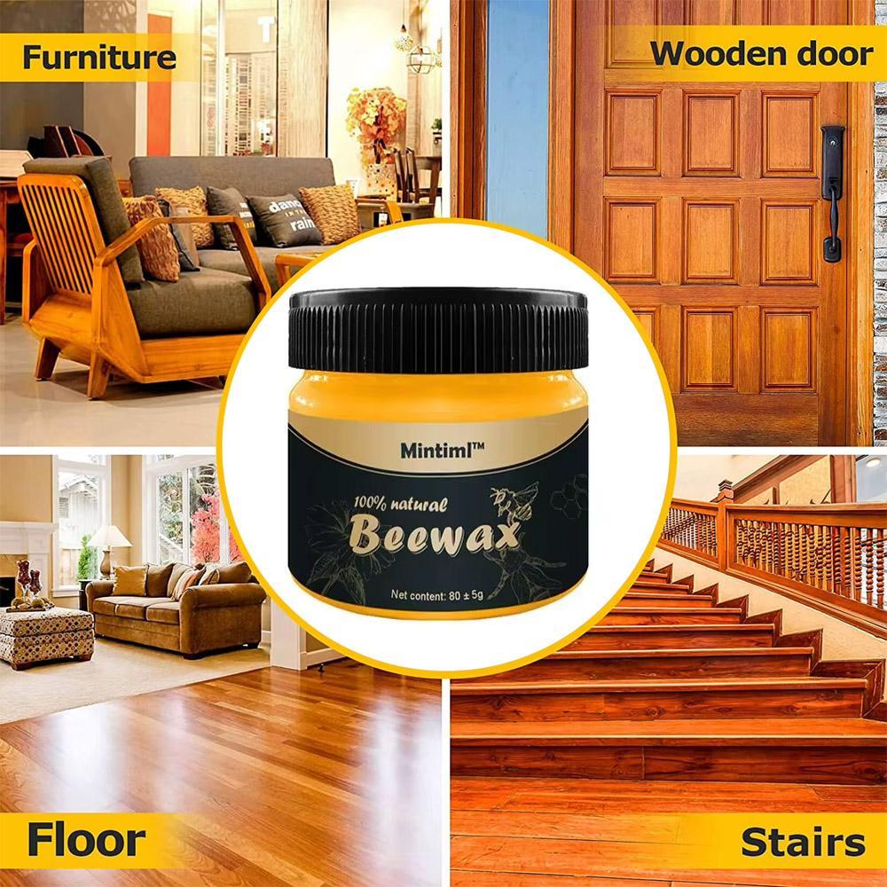 Beewax Furniture Polish 85ml - Beewax Wood Polish & Shiner - Wooden Table, Chair, and Floor Cleaner(liquid base)