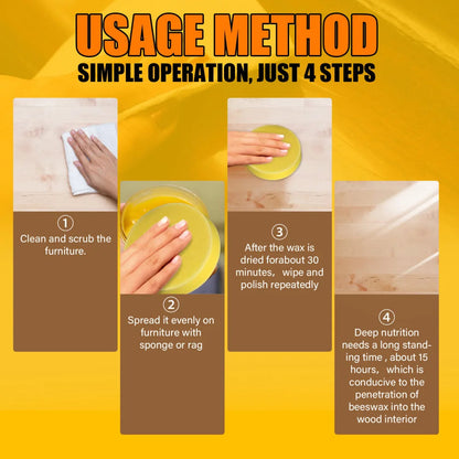 Beewax Furniture Polish 85ml - Beewax Wood Polish & Shiner - Wooden Table, Chair, and Floor Cleaner(liquid base)