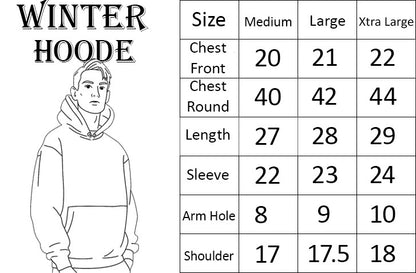 Full Black Hoodie with GYM Print for Men