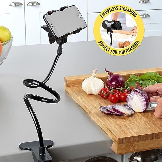 Multifunction Universal Long Arm Mobile Holder (Metal) Multicolor