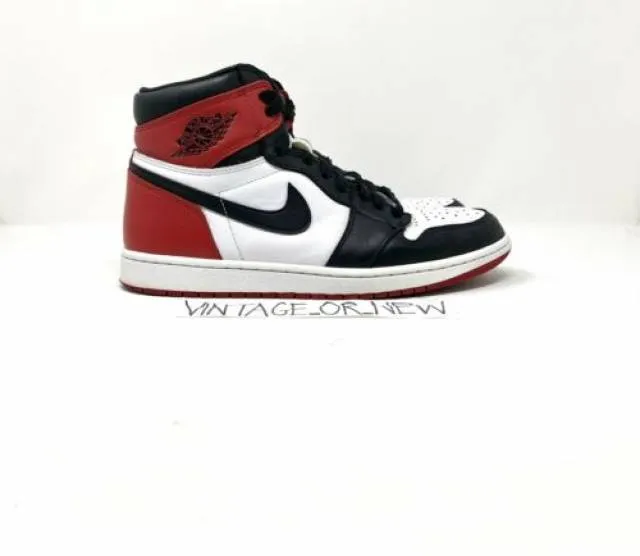 2016 air jordan i 1 retro high og black toe 555088-125 sz 11