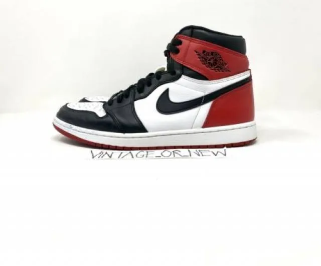 2016 air jordan i 1 retro high og black toe 555088-125 sz 11