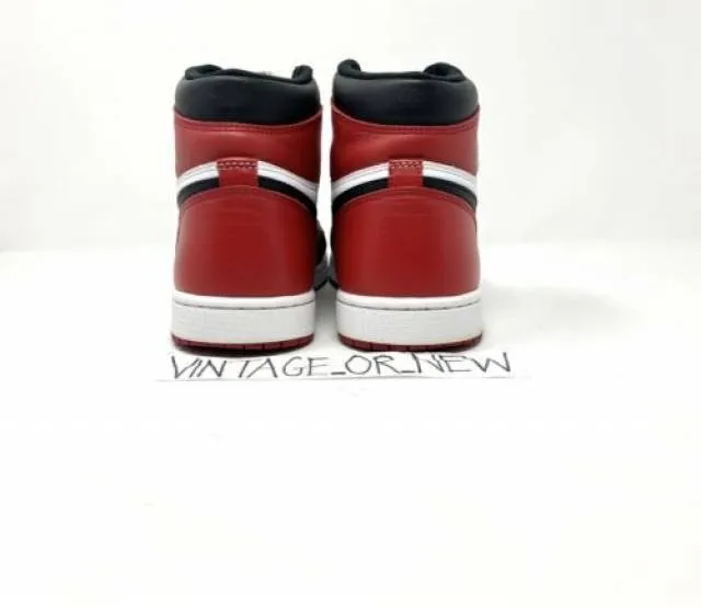 2016 air jordan i 1 retro high og black toe 555088-125 sz 11