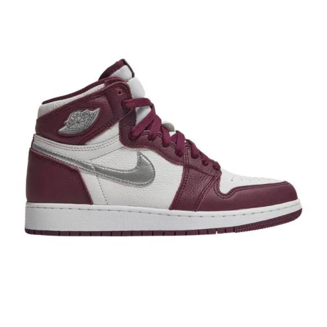 2021 kid’s air jordan 1 retro high og gs bordeaux 575441-6