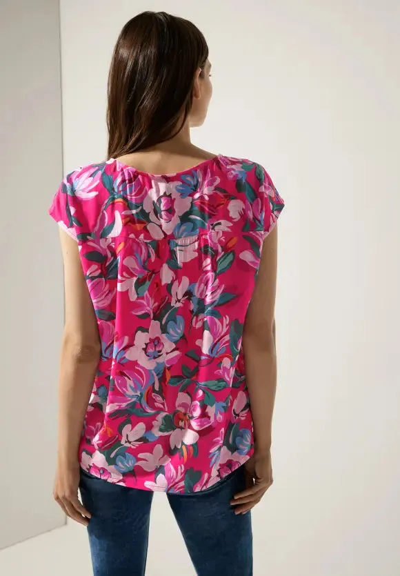 344056- Floral Print Blouse - Street One