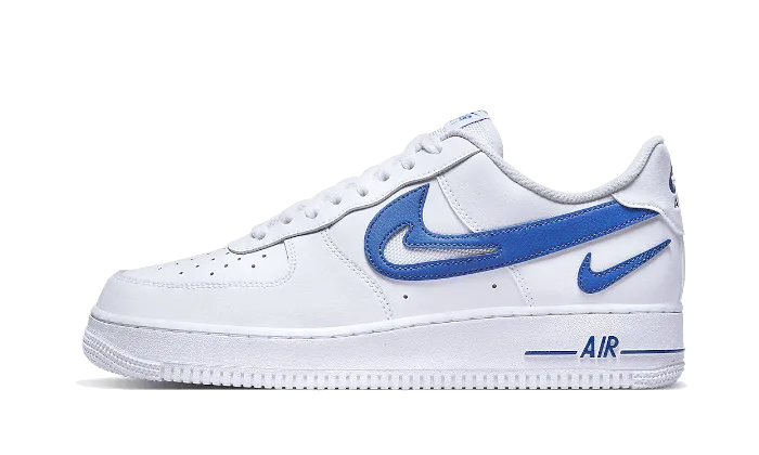 Air Force 1 Low '07 FM Cut Out Swoosh White Game Royal