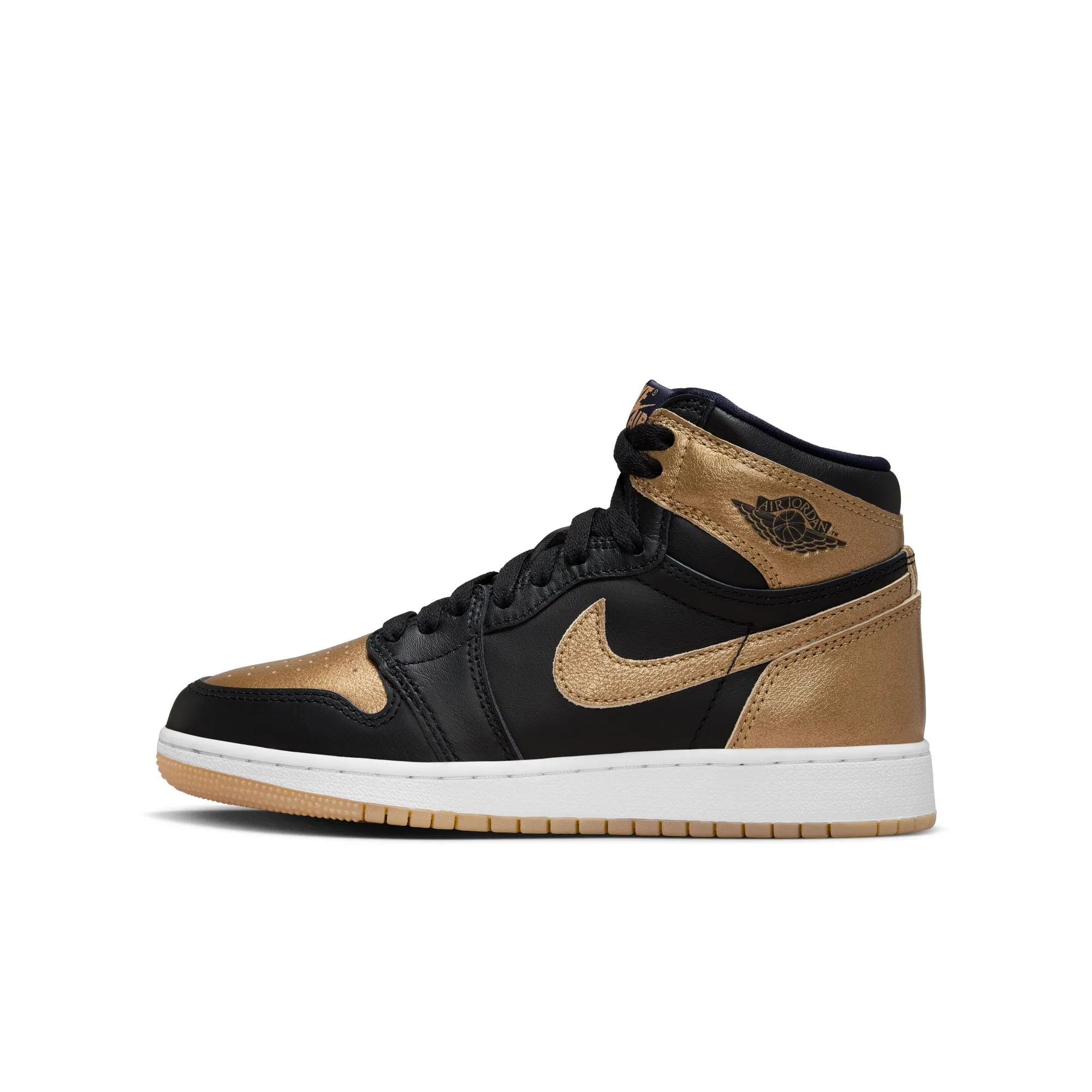 Air Jordan 1 Retro High OG GS (Black/Metallic Gold/Sail)