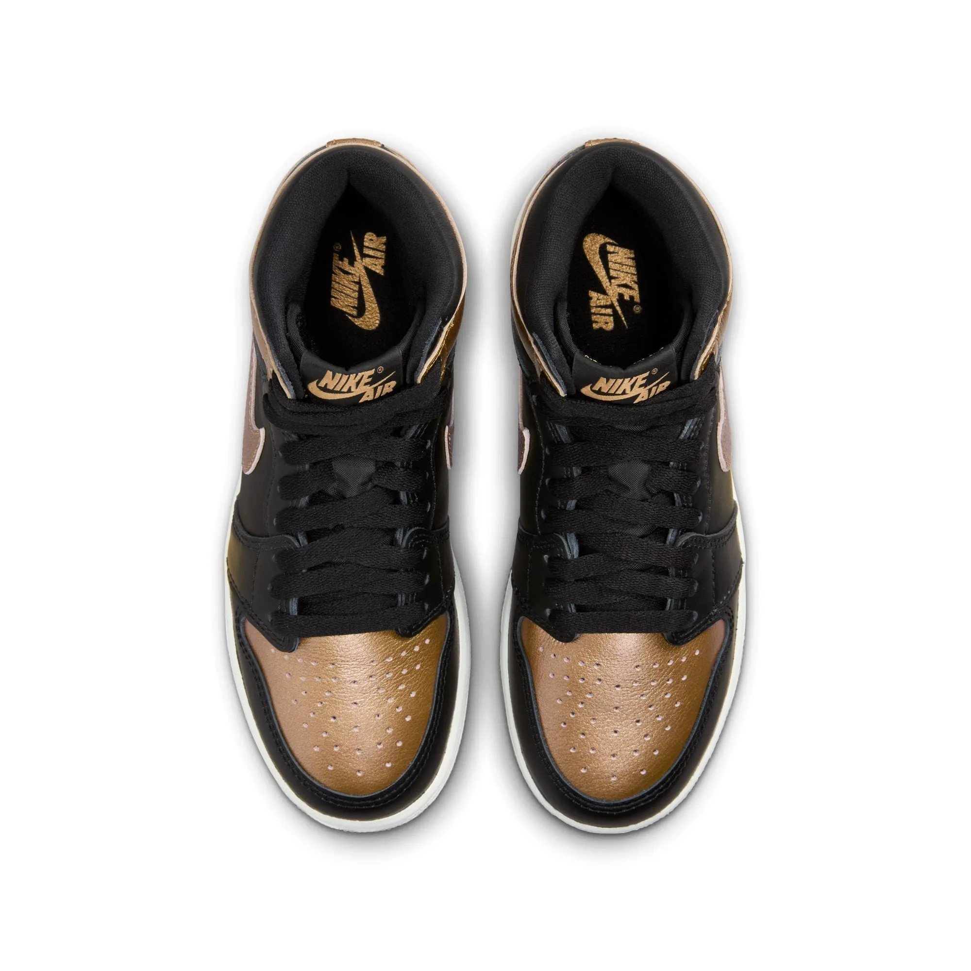 Air Jordan 1 Retro High OG GS (Black/Metallic Gold/Sail)