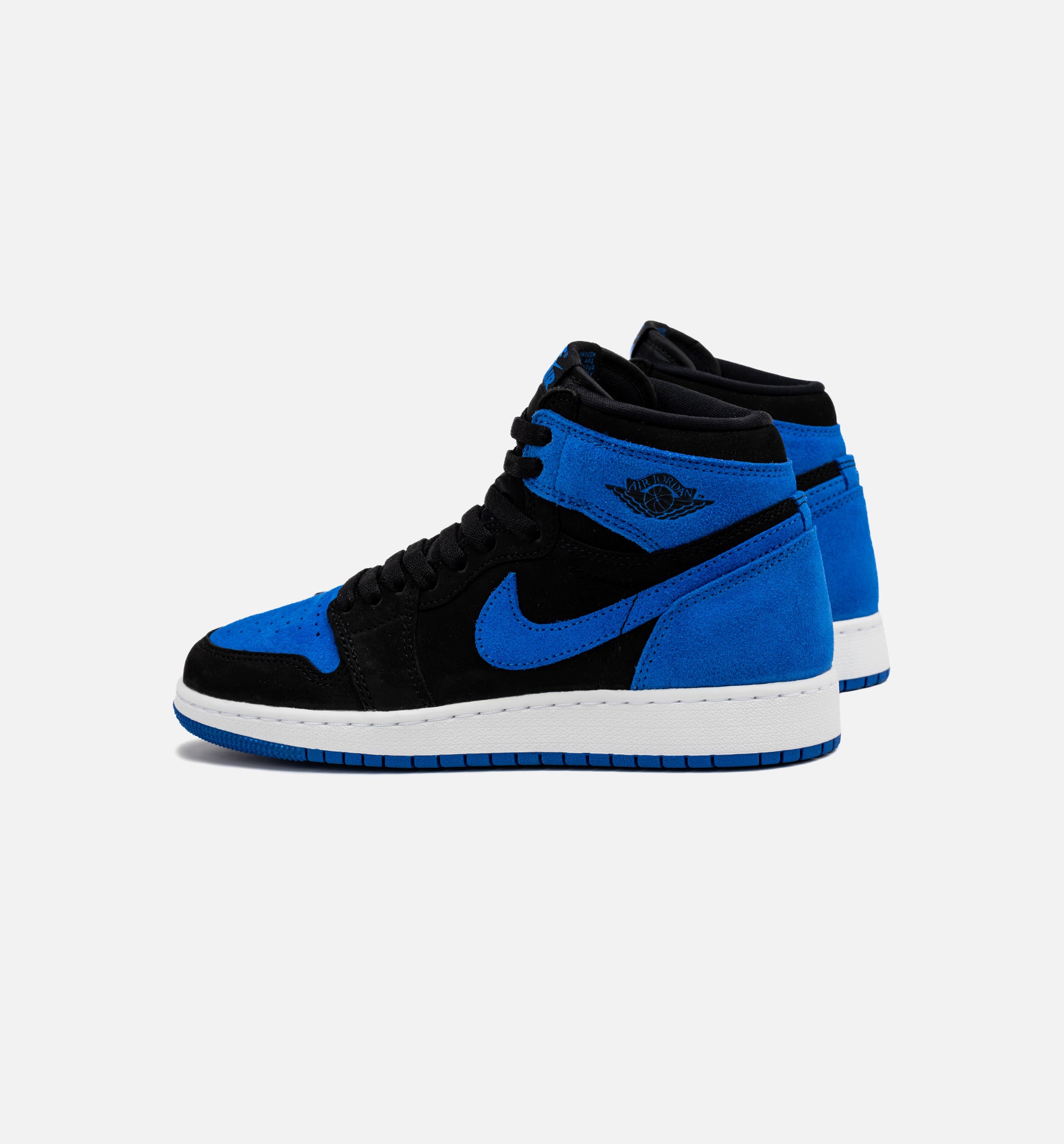 Air Jordan 1 Retro High OG Royal Reimagined Grade School Lifestyle Shoe - Black/Royal Blue/White Free Shipping