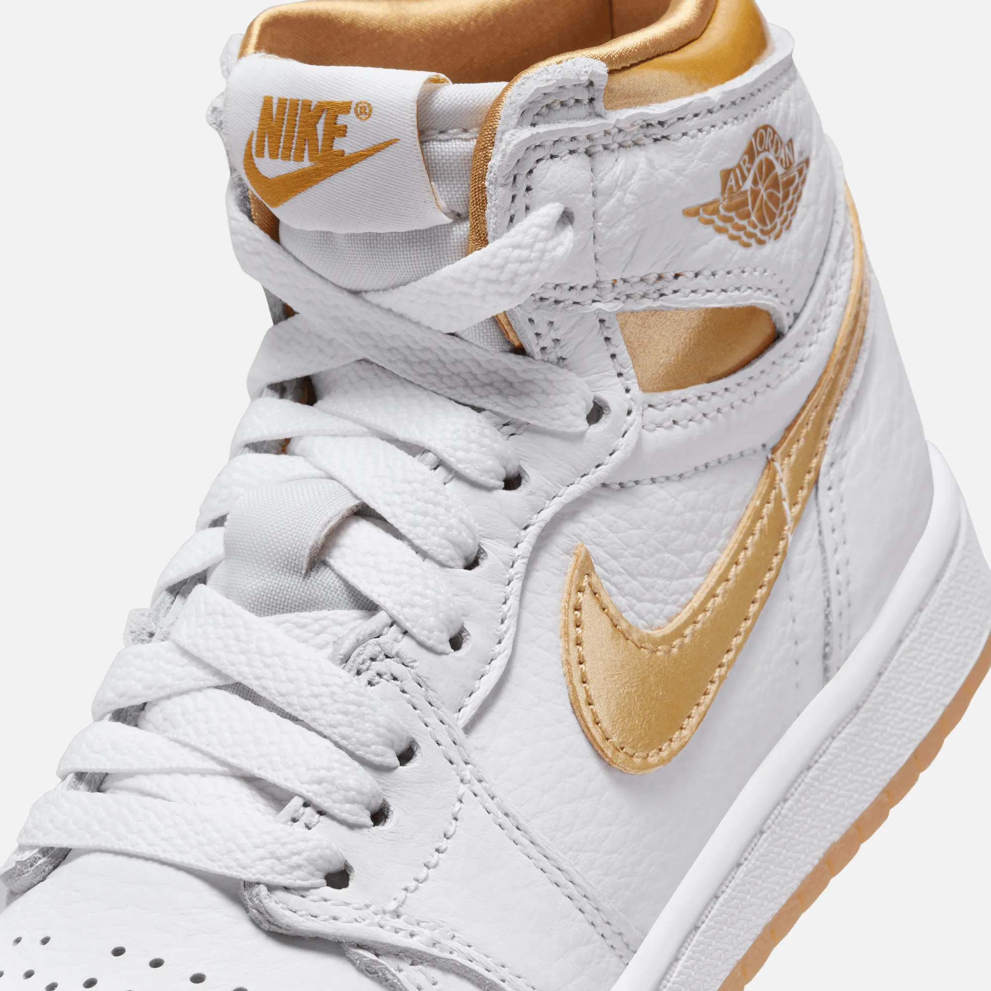 Air Jordan Kids' 1 Retro High OG Metallic Gold (PS)