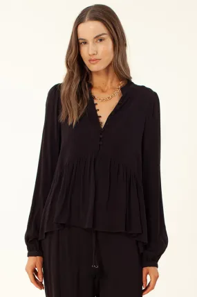 Amalia Solid Top in Black