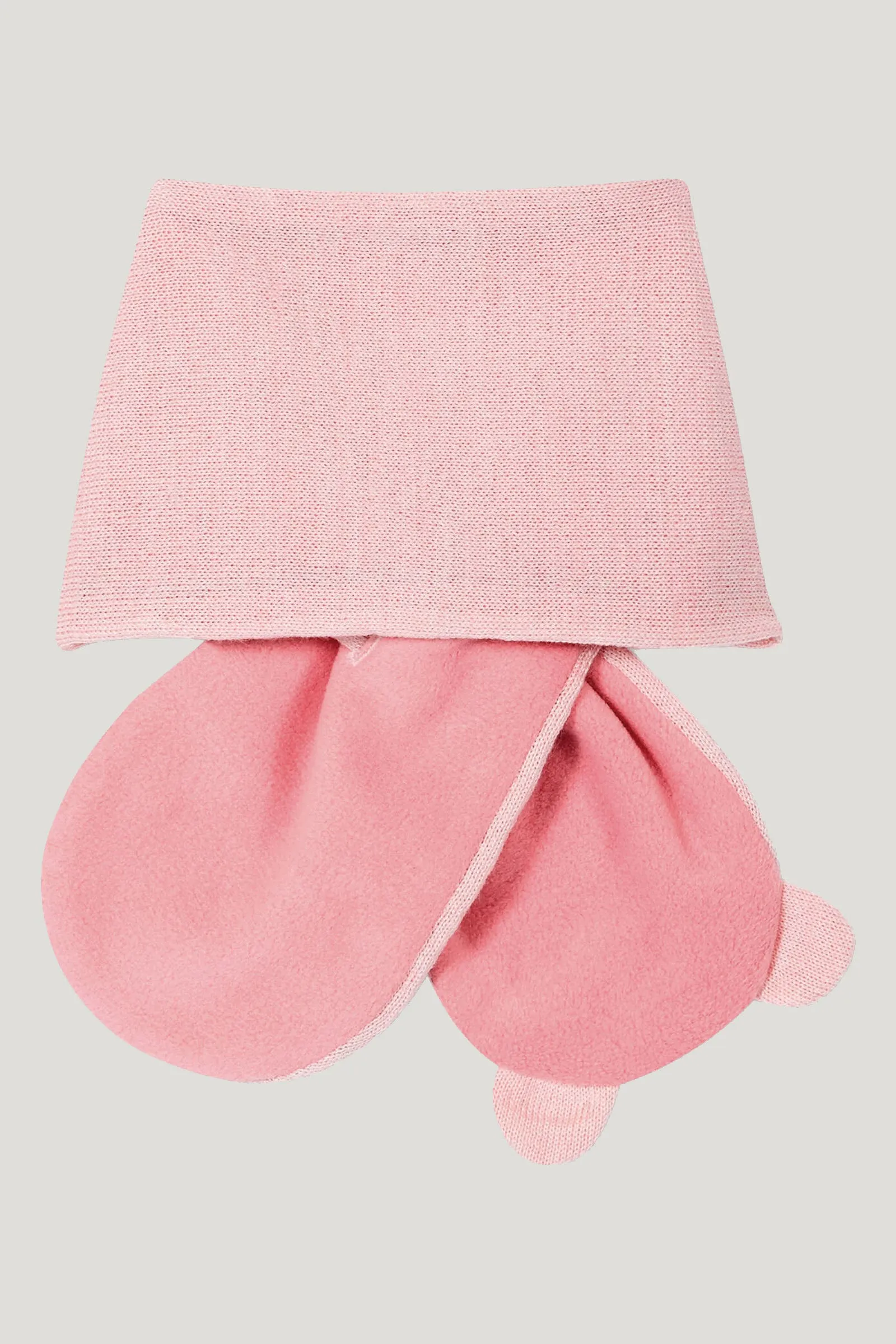 Baby Girl's Pink Bear Cub Scarf