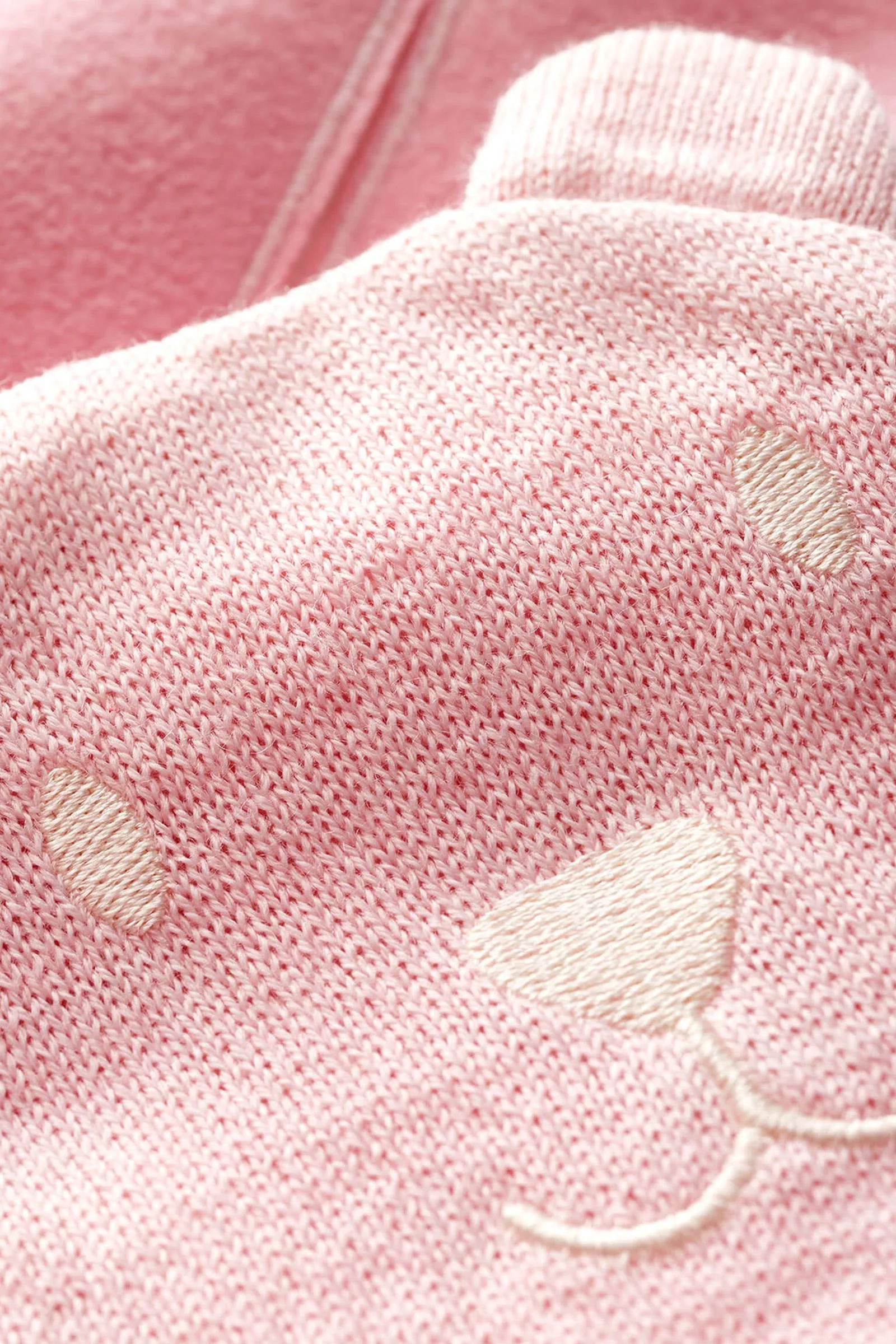 Baby Girl's Pink Bear Cub Scarf