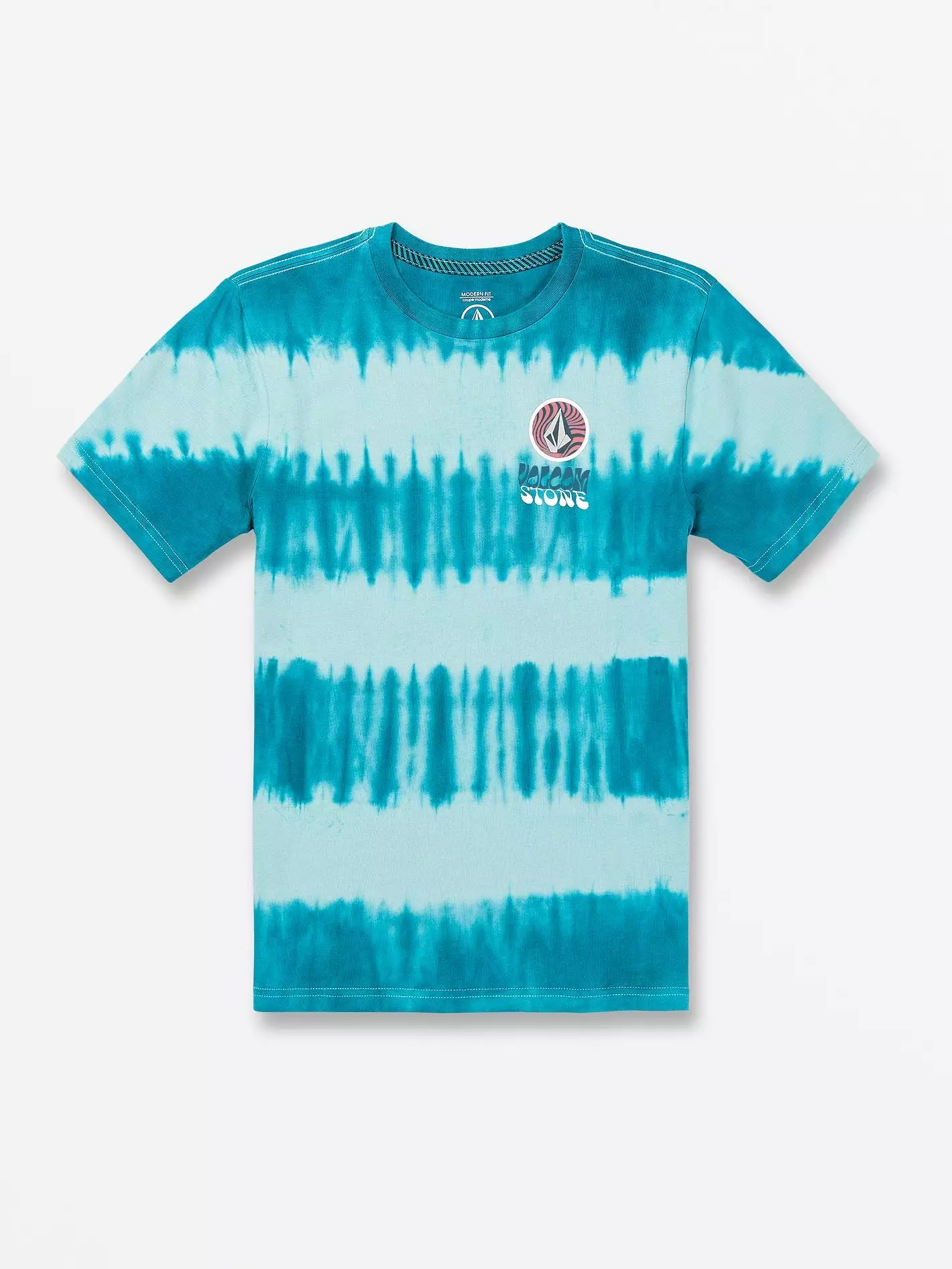 Big Boys Psychdye Short Sleeve Tee - Ocean Teal