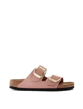 Birkenstock Arizona Big Buckle Nubuck Leather Narrow Sandal Old Rose