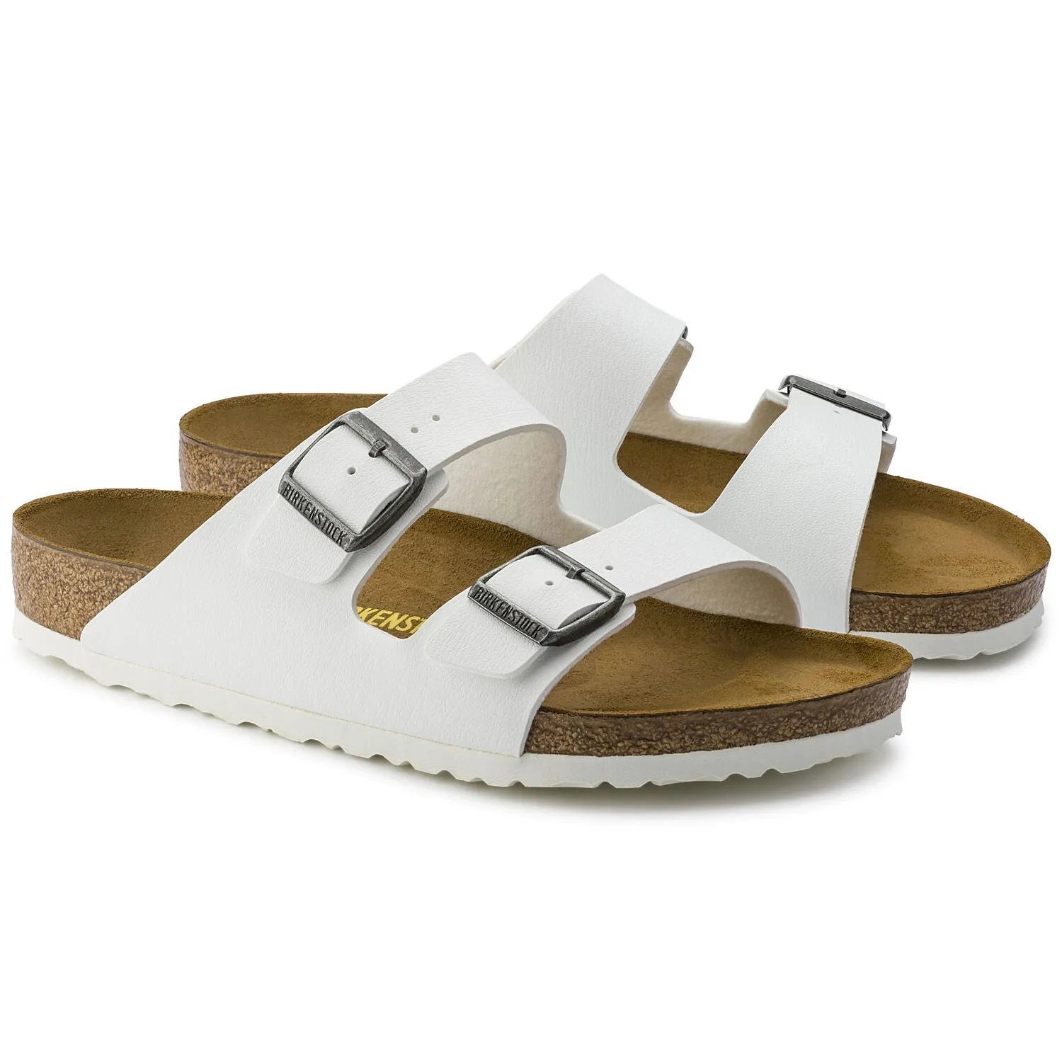 Birkenstock Arizona Birko-Flor Classic Footbed Sandal in White