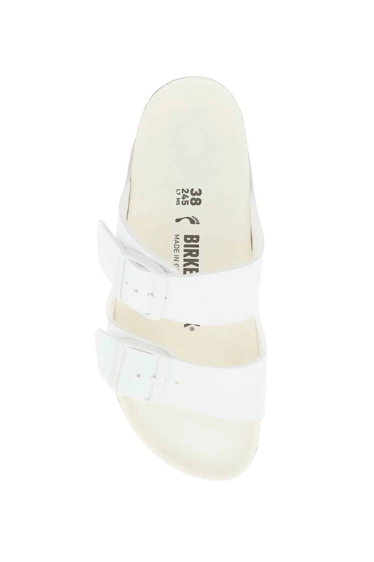 Birkenstock arizona slides narrow fit 1019046 TRIPLES WHITE