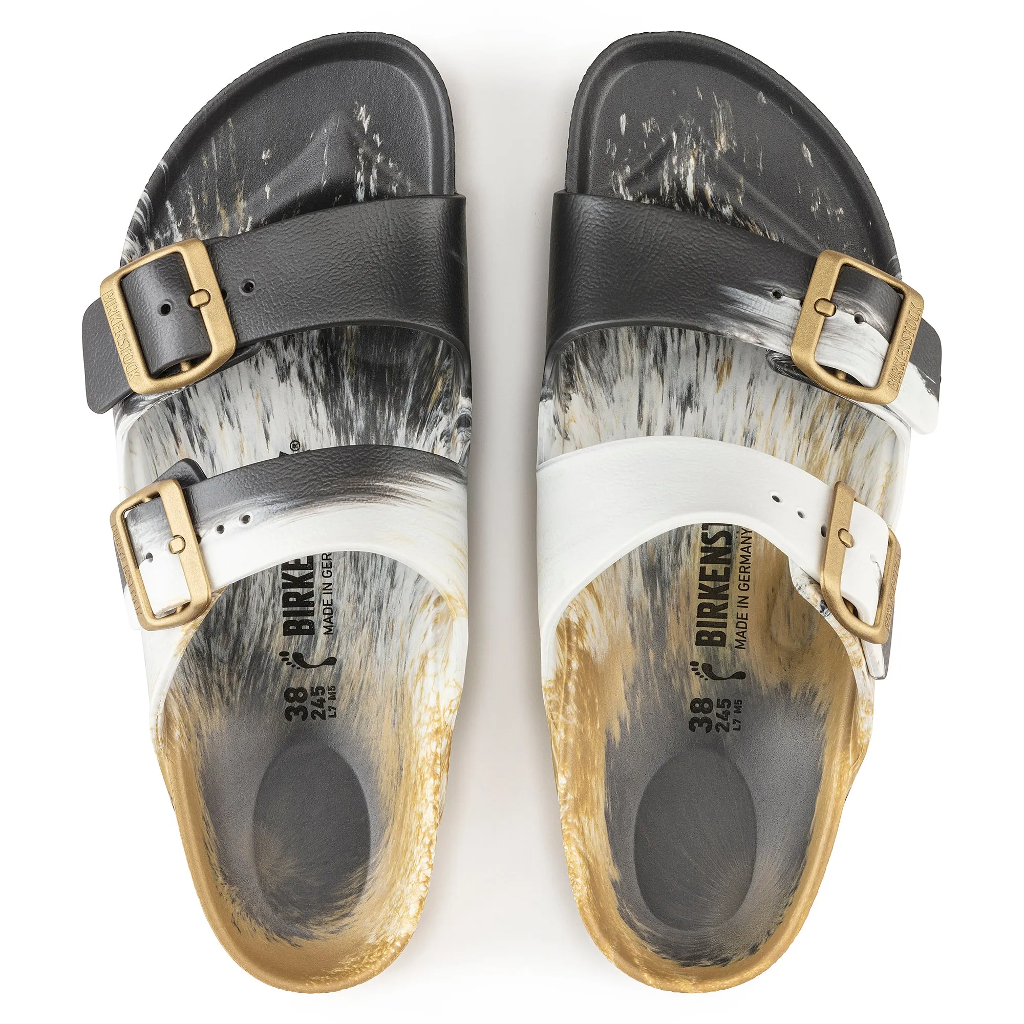 Birkenstock Limited Edition Arizona EVA multi metallic gold