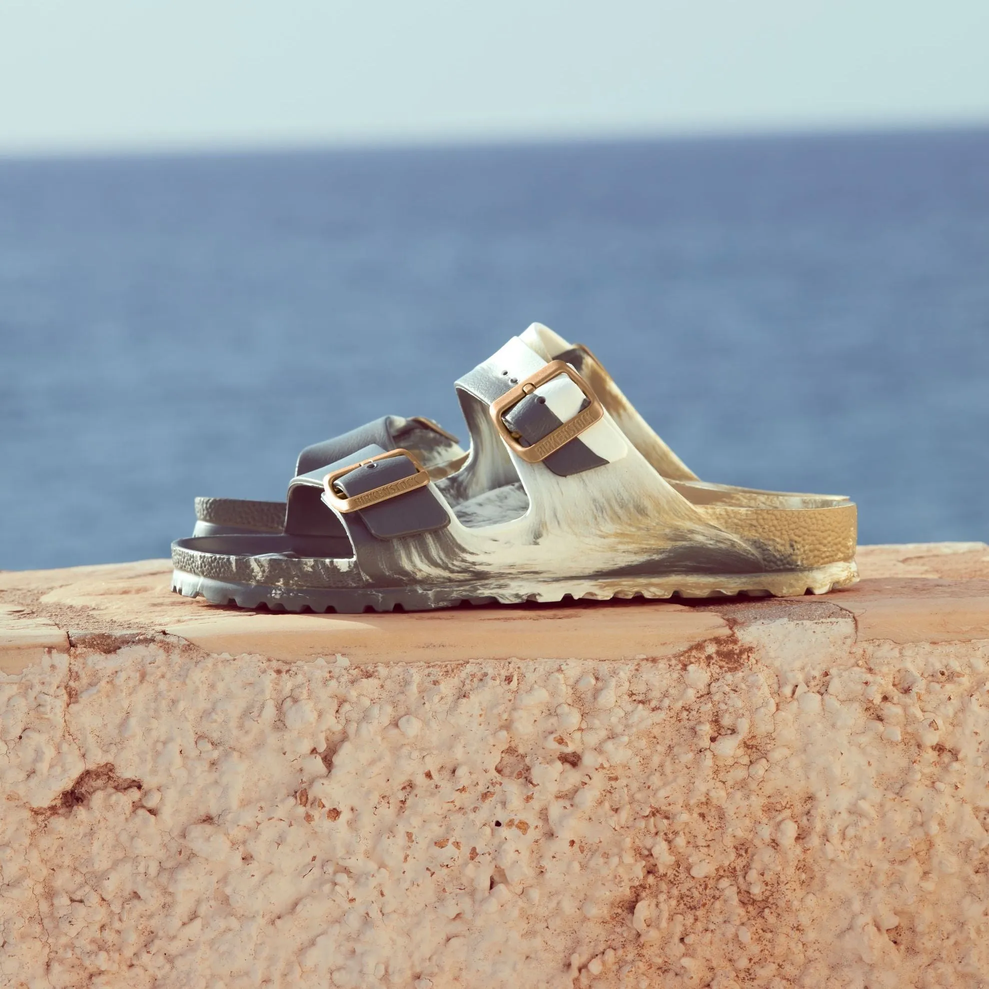 Birkenstock Limited Edition Arizona EVA multi metallic gold