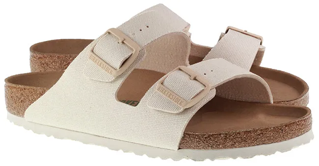 Birkenstock Mens Arizona Textile Vegan Eggshell