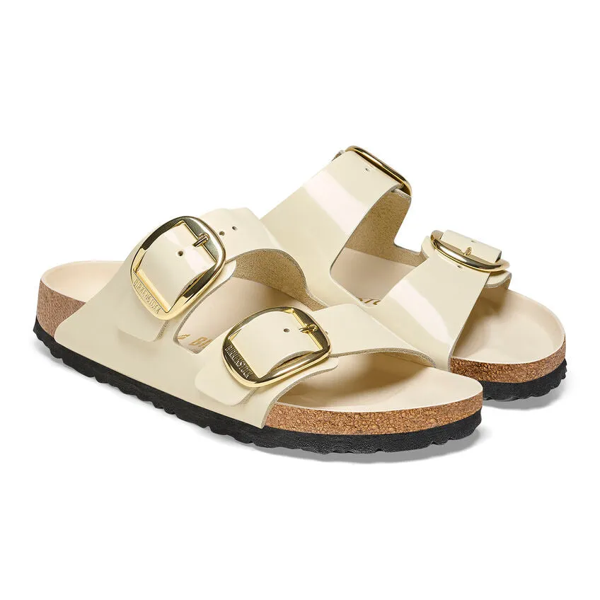 Birkenstock Women's Arizona Big Buckle Natural Leather Patent