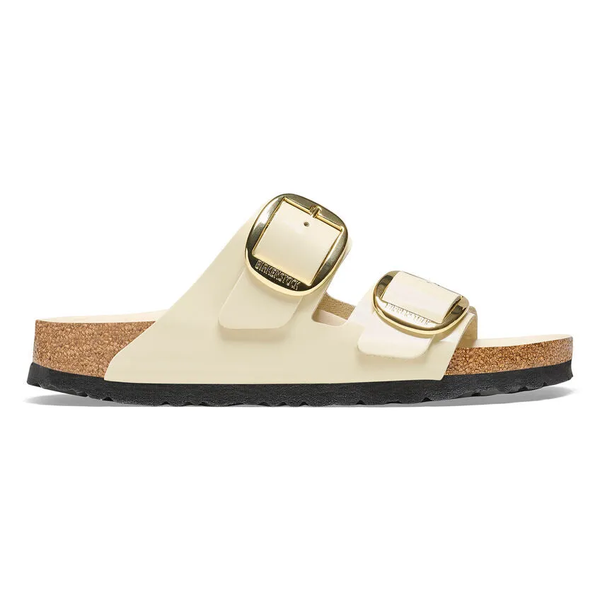 Birkenstock Women's Arizona Big Buckle Natural Leather Patent