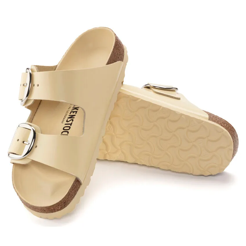 Birkenstock Women's Arizona Big Buckle Natural Leather Patent