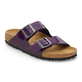 Birkenstock Women's Arizona Birko-Flor - Medium/Narrow - Patent Acai