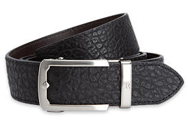 Bison Black, 38mm Strap, Luxury Belt