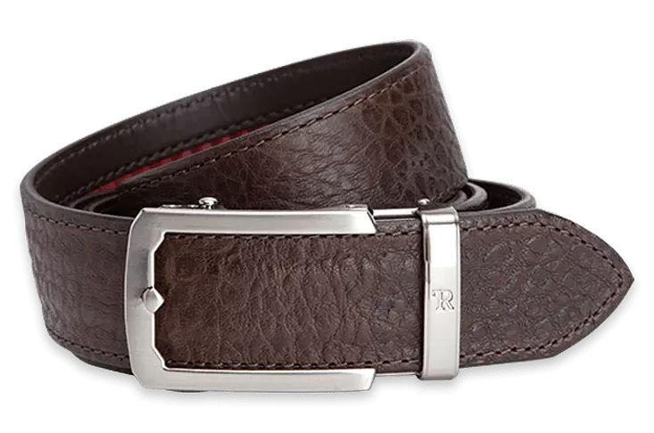 Bison Brown, 38mm Strap, Luxury Belt