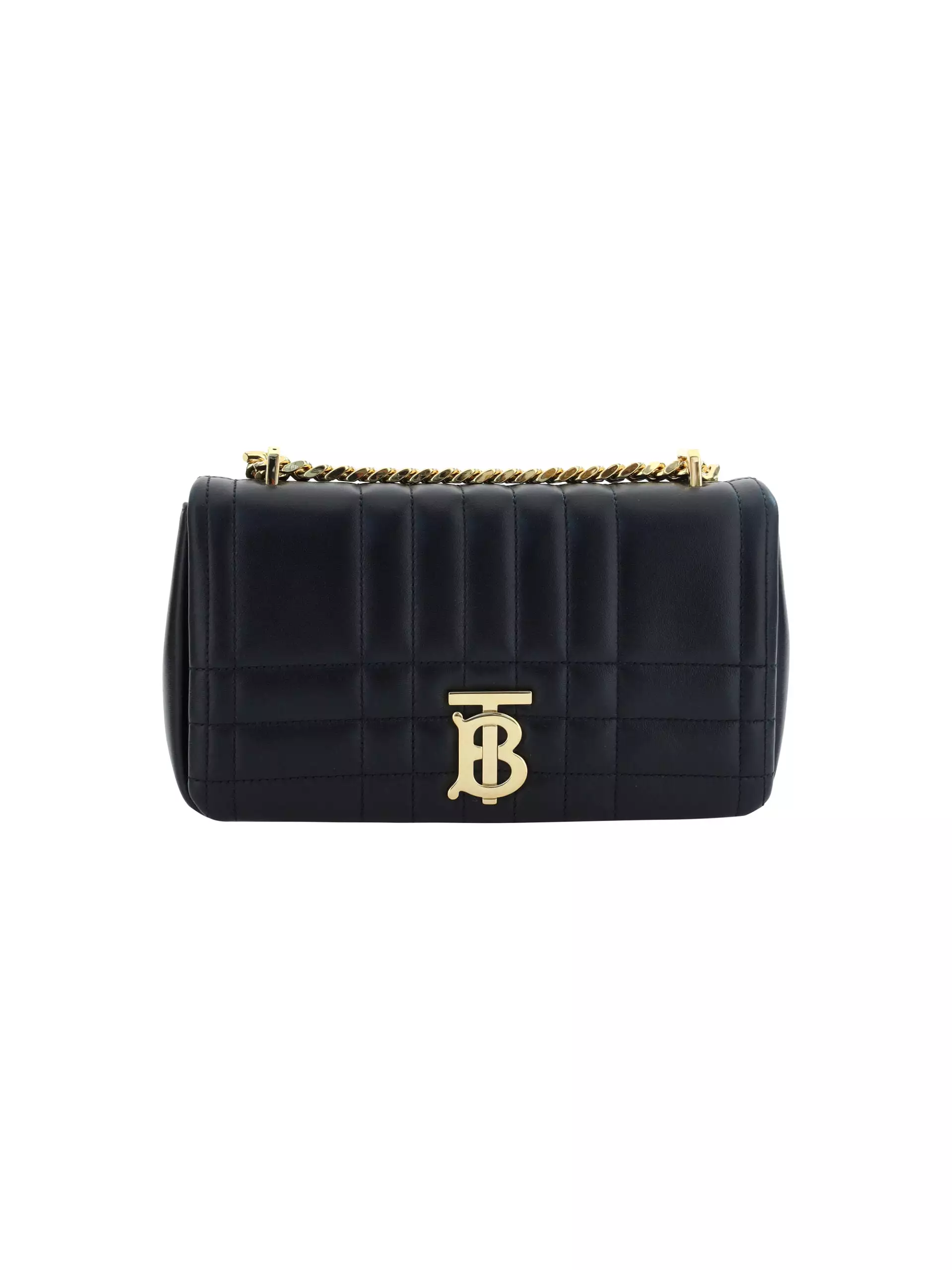 Burberry Quilted Leather Shoulder Small Lola Bag with Chain Strap 'Black' (2024)