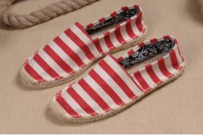 Casual Slip on Shoes for Women Striped for Beach Home Garden