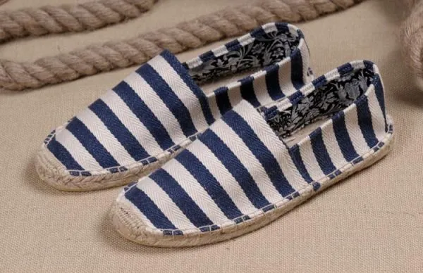 Casual Slip on Shoes for Women Striped for Beach Home Garden