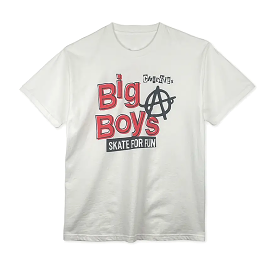 Cherries Wheels x Big Boys Skate For Fun Tee Shirt - White