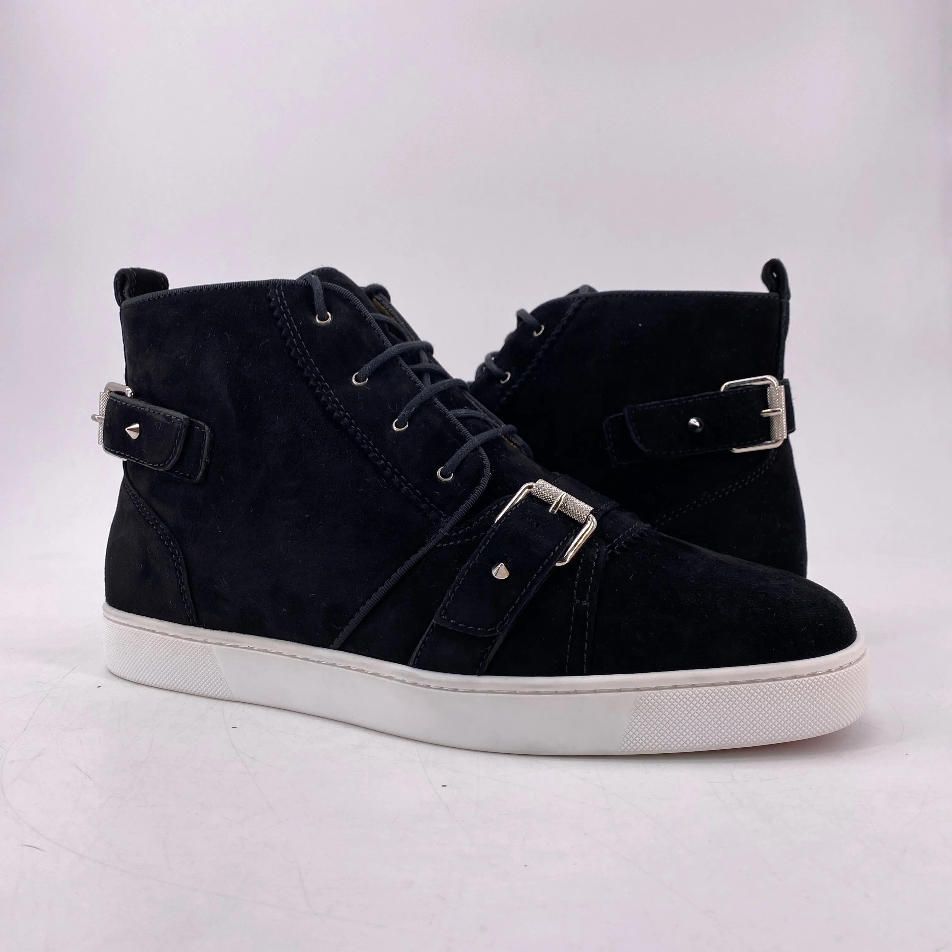 Christian Louboutin High Top Buckle  New Size 44.5 EU