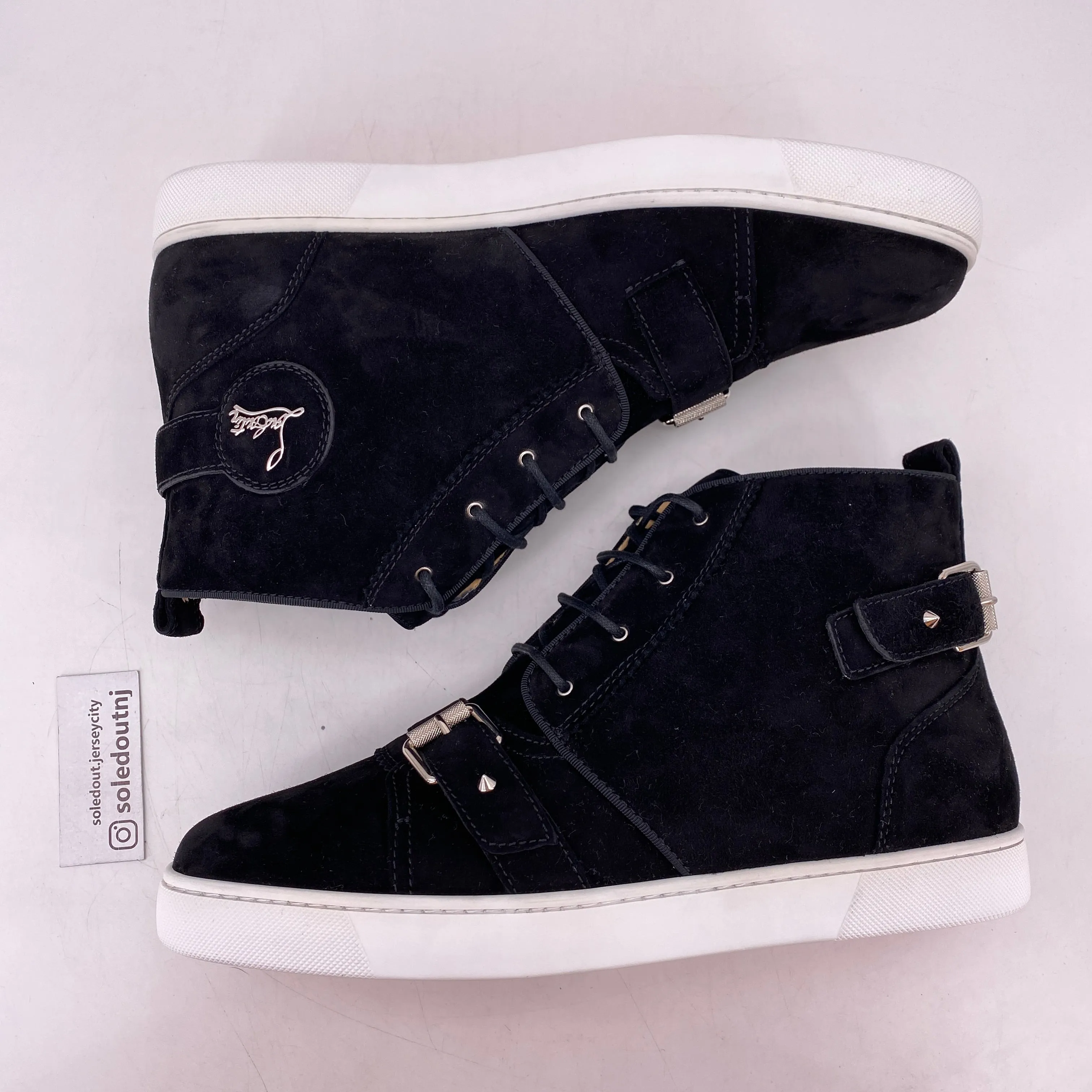 Christian Louboutin High Top Buckle  New Size 44.5 EU