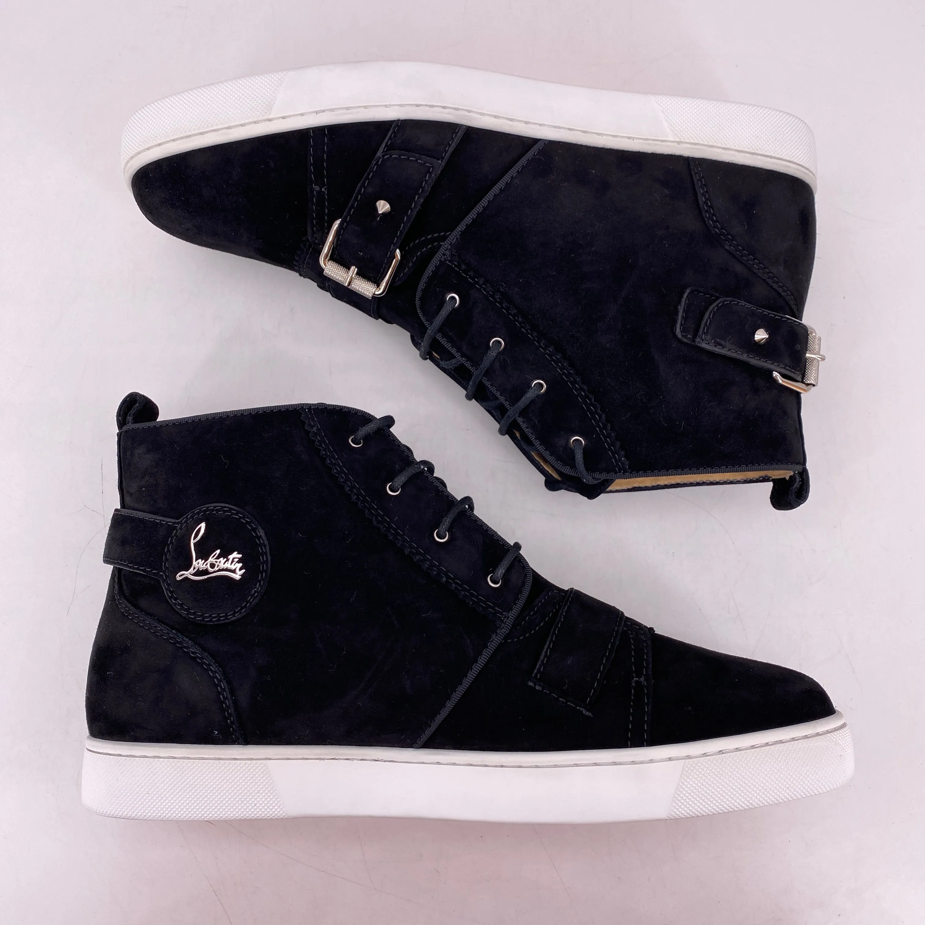 Christian Louboutin High Top Buckle  New Size 44.5 EU