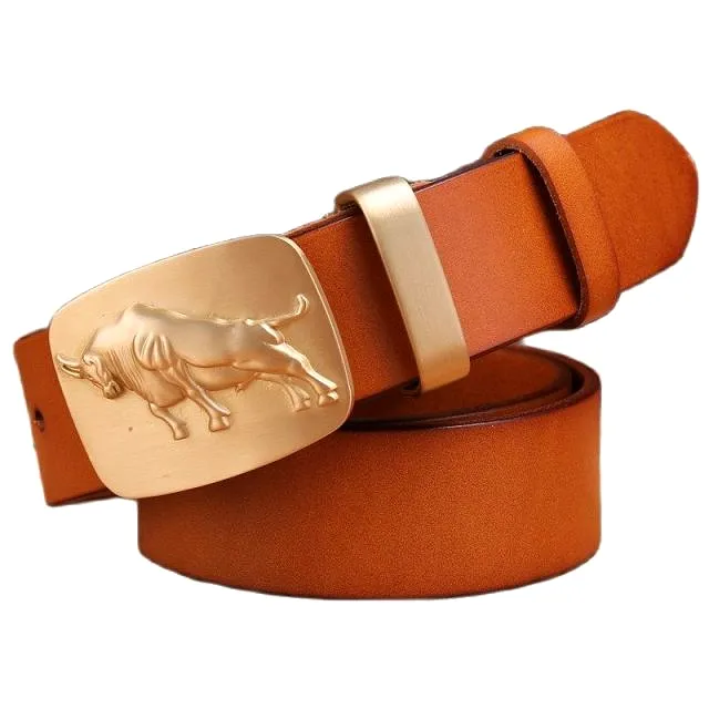 cow solid brass buckle luxury full grain 100% genuine leather 2020 new designer belt men high quality red camel black 3.8 cm red