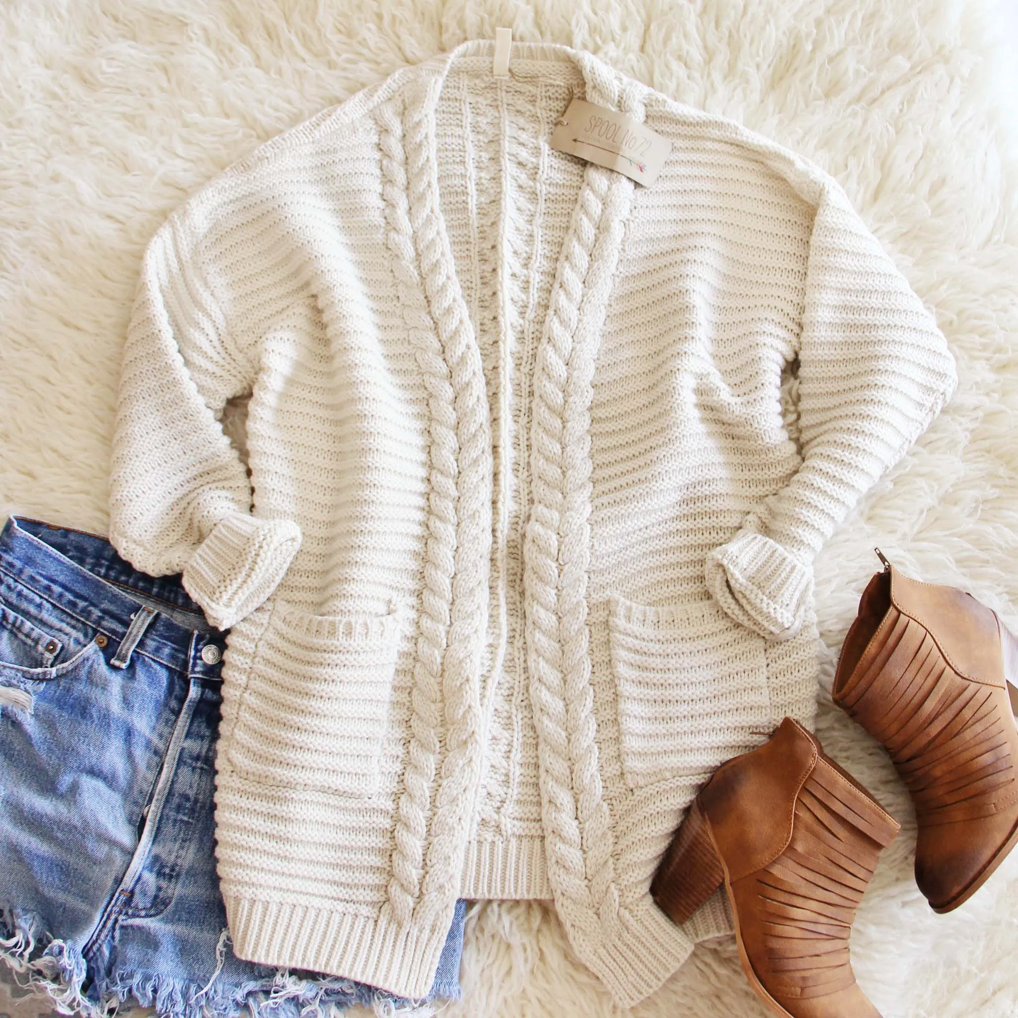 Cozy Bundle Sweater in Cream