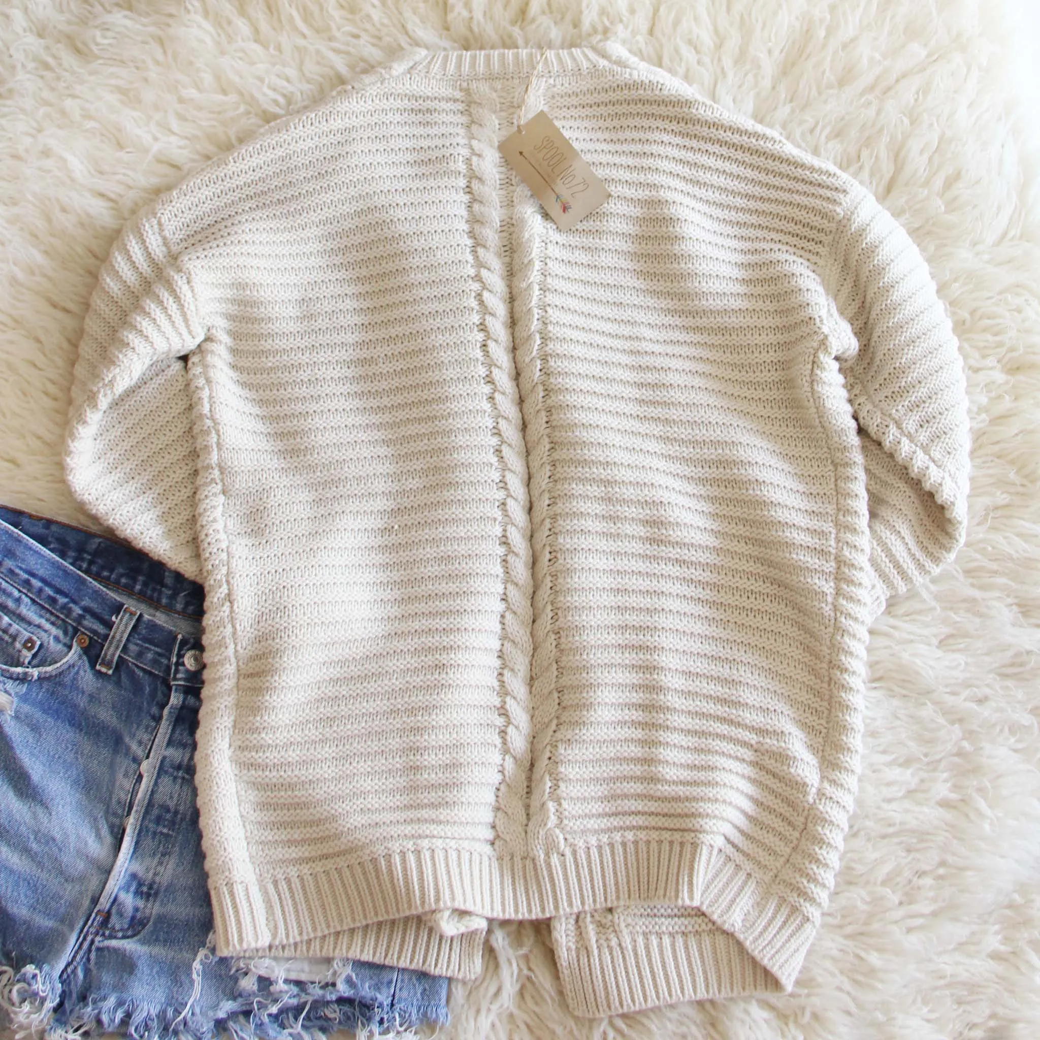 Cozy Bundle Sweater in Cream