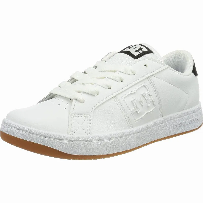 DC Shoes STRIKER - LEATHER SHOES FOR MEN WHITE