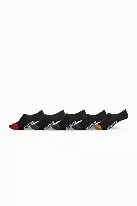 Dip Invisible Sock 5 Pack - Assorted