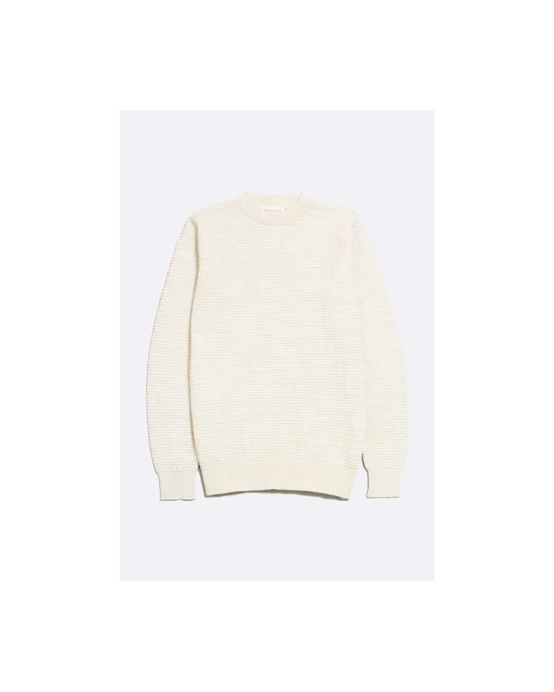 Far Afield - Ribbed Sweater - Vitor - Merino - Ecru