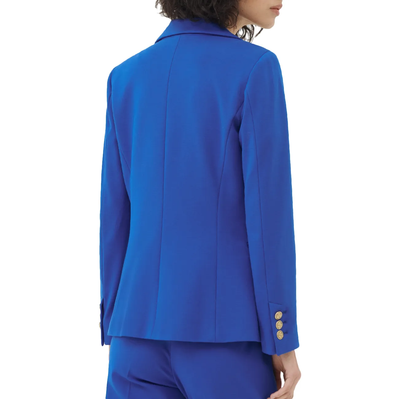 GIACCA HALLE JERSEY PUNTO MILANO STRETCH Donna Bluette