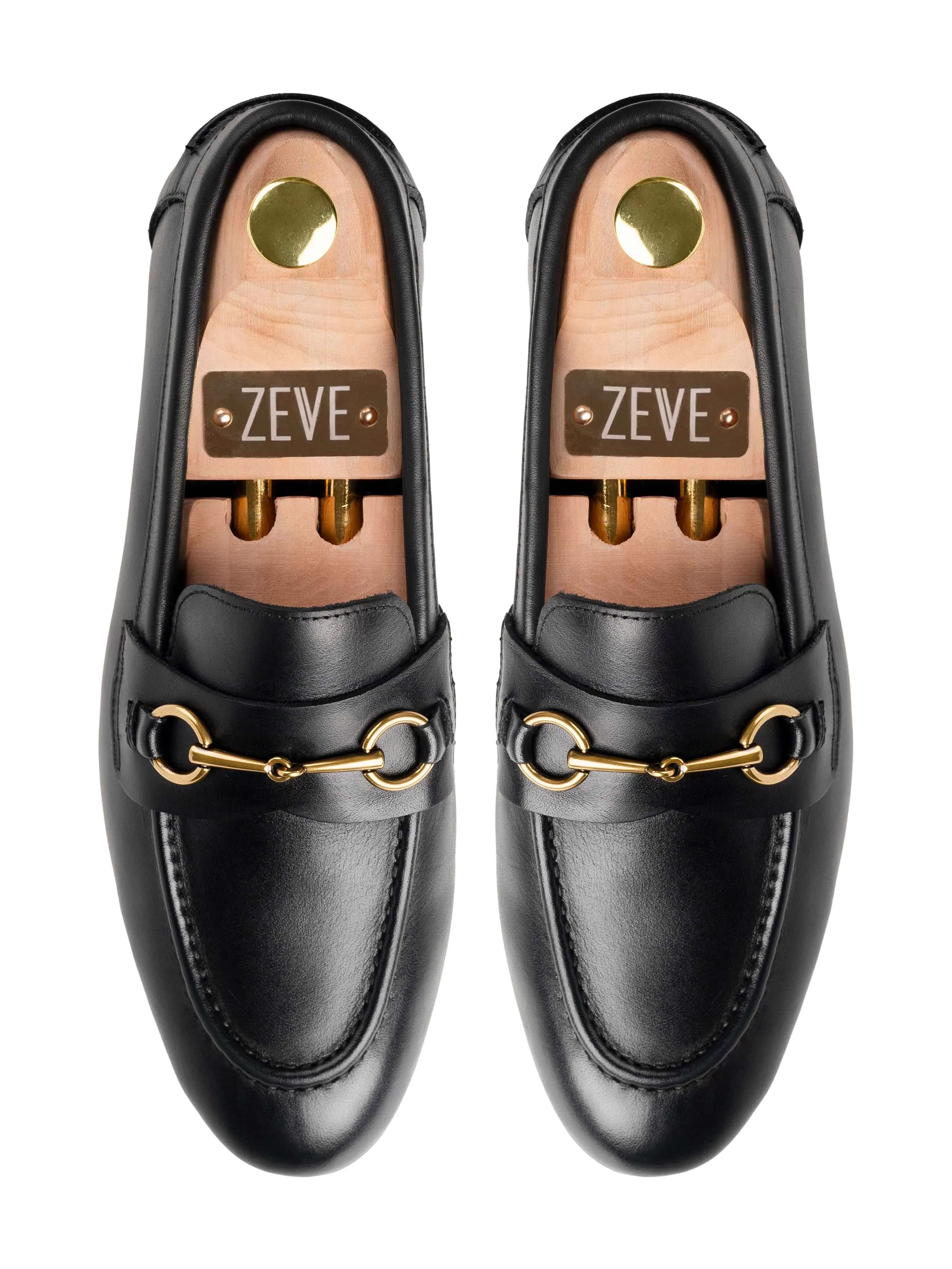 Ivan Horsebit Loafer - Solid Black Leather