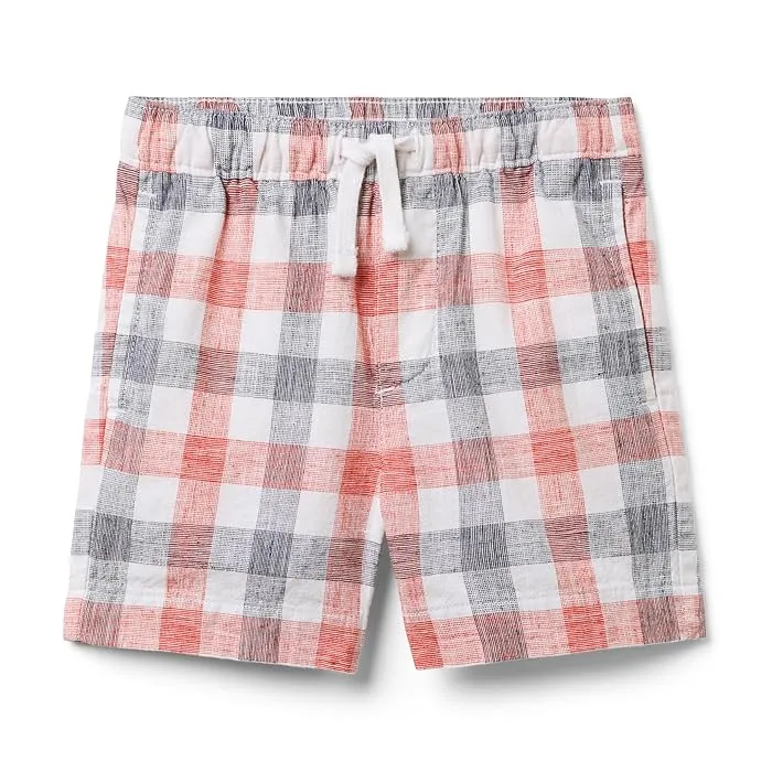 Janie and Jack Boys Pull On Linen Short (Toddler/Little Kid/Big Kid)