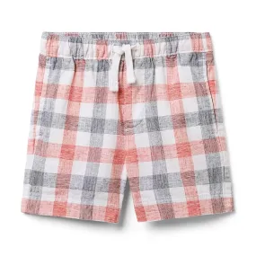 Janie and Jack Boys Pull On Linen Short (Toddler/Little Kid/Big Kid)