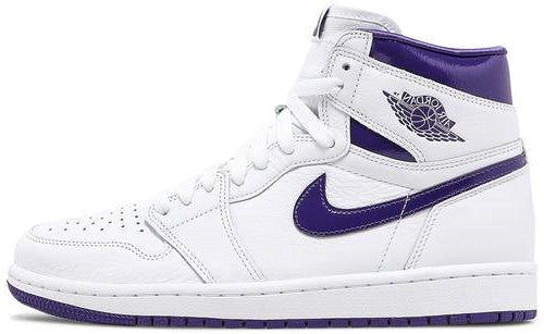 Jordan 1 Retro High OG White & Court Purple