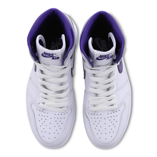 Jordan 1 Retro High OG White & Court Purple