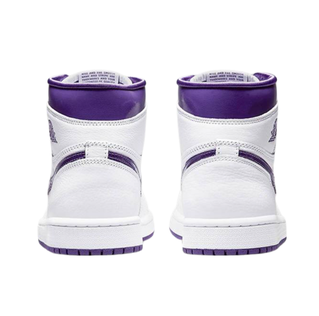 Jordan 1 Retro High OG White & Court Purple